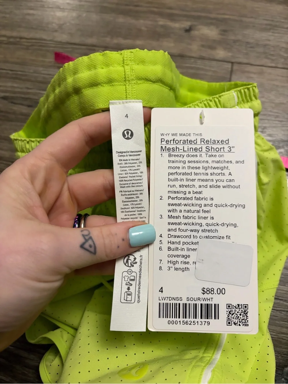 NWT Lululemon Court Rival High-Rise Short 3